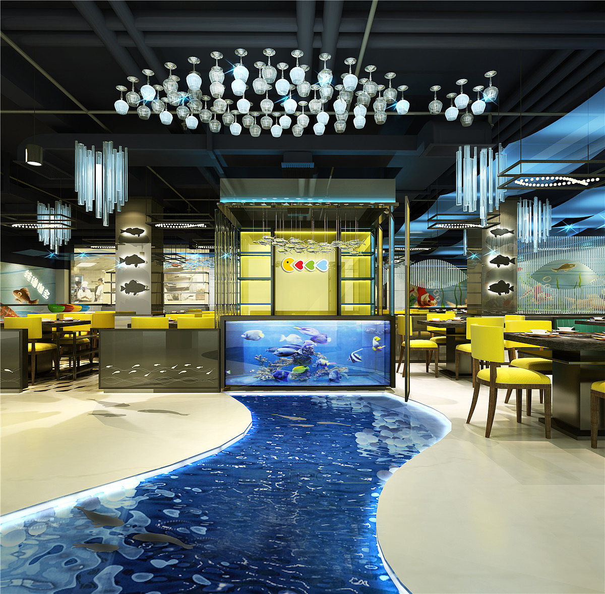 長(zhǎng)沙酸菜魚(yú)餐廳裝修設(shè)計(jì)-意辰裝修