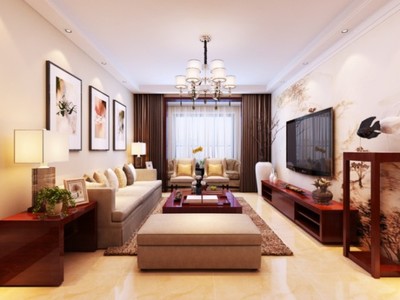 2015簡中三居室客廳窗簾裝修效果圖大全 | 孫兆晶設計作品